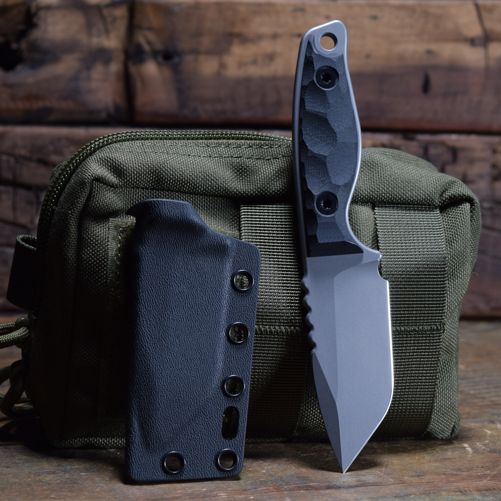 Buy V3 Stonewashed Black Knife | Compliance Edge Knives