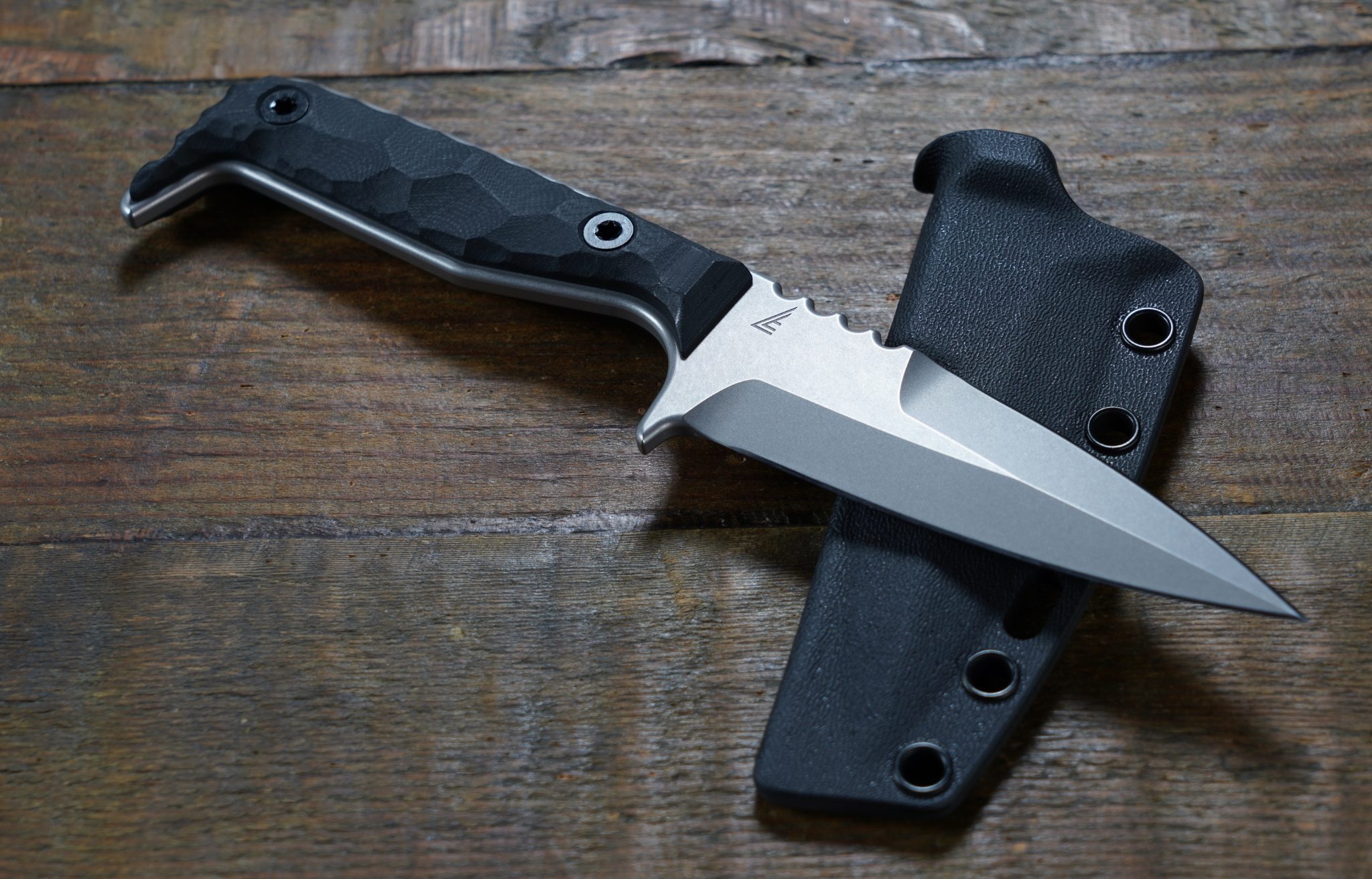 Buy DCK Stonewashed Black Knife | Compliance Edge Knives